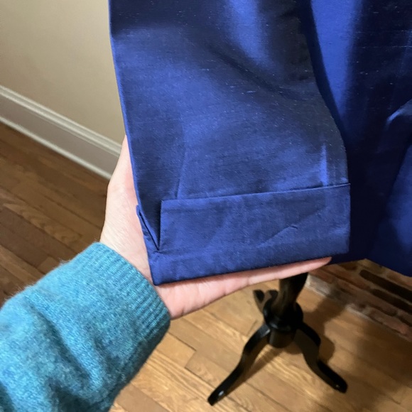 Sunny Leigh Blue Silk Blouse - Picture 5 of 13